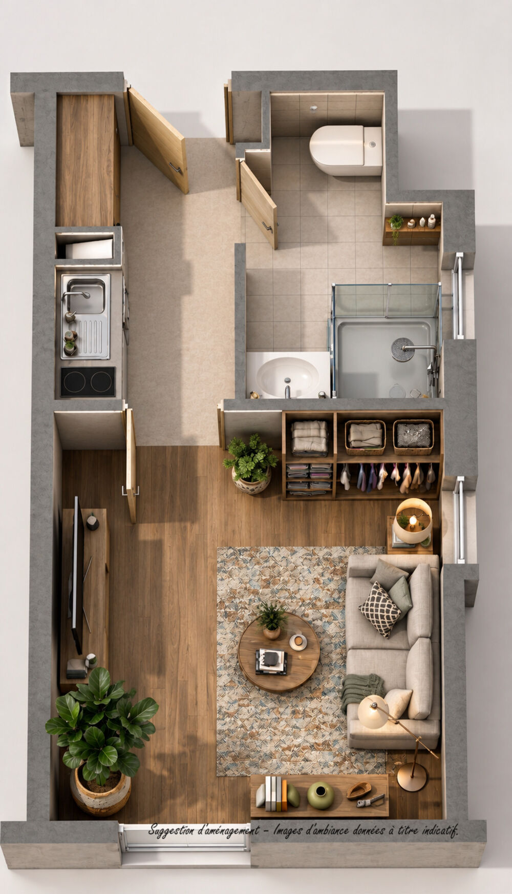 Vente Appartement ? LMNP – Studio sous bail commercial Bobigny