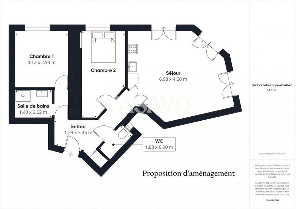 Vente Appartement Vente Appartement 2 pièces de 56m² - 75018 Paris Paris 18