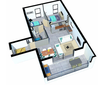  Appartement à vendre 3 pièces 71 m²