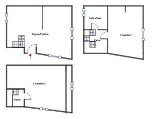  Maison � vendre 3 pi�ces 54 m�