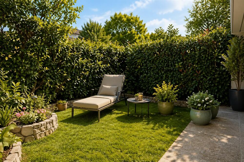 Magnifique 3 pièces duplex en rez-de-jardin surélevé, avec grande terrasse et jardin privatif, lumineux, 2 parking inclus