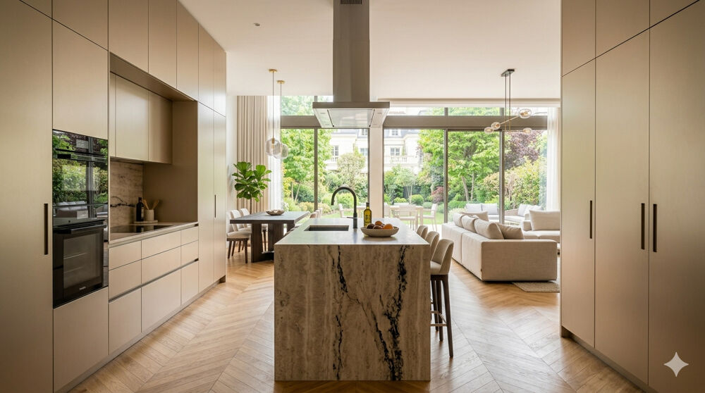 Vente Maison PUTEAUX CENTRE – Élégante maison familiale en pierre de taille avec jardin et parking Puteaux