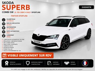 Superb 2l TDI 200cv DSG7 Sportline full option ** rare a ce prix 2022 occasion 60430 Abbecourt