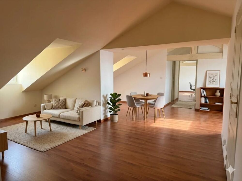 Appartement T4 de charme  90m2 au sol à Périgueux centre-ville