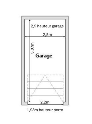  Parking / Garage à vendre 1 pièce 13 m²