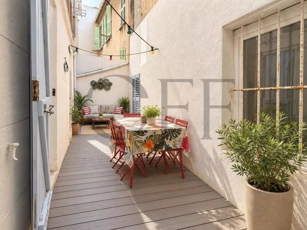 Vente Appartement Maison de ville de caractère – Marseille 7e – À quelques pas des Catalans et de la mer Marseille 7