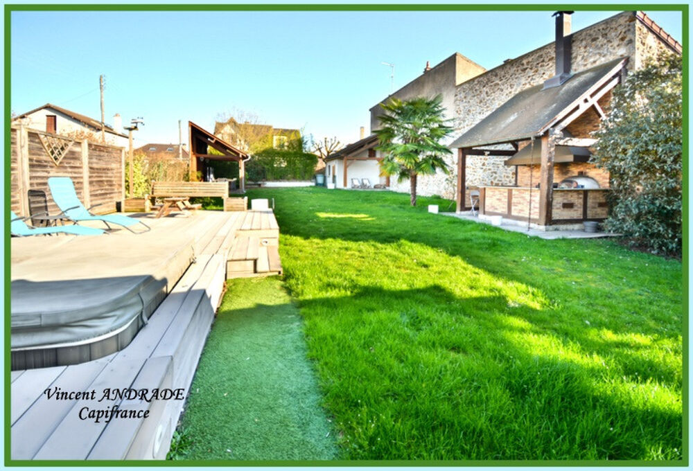 Vente Maison VILLEMOISSON SUR ORGE-sous-sol -Jacuzzi-Sauna-Dépendance-5chambres Villemoisson sur orge