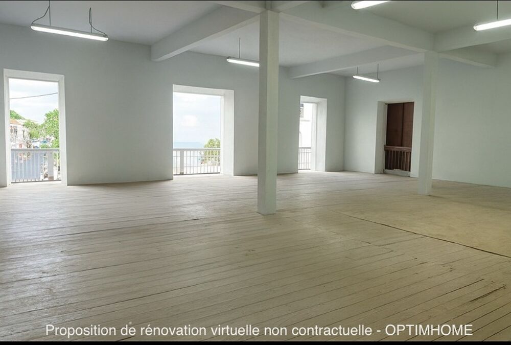 Vente Immeuble Immeuble Loft de 360 m² sur 3 niveaux – Basse-Terre centre-ville – Projet mixte habitation ou professionnel Basse terre