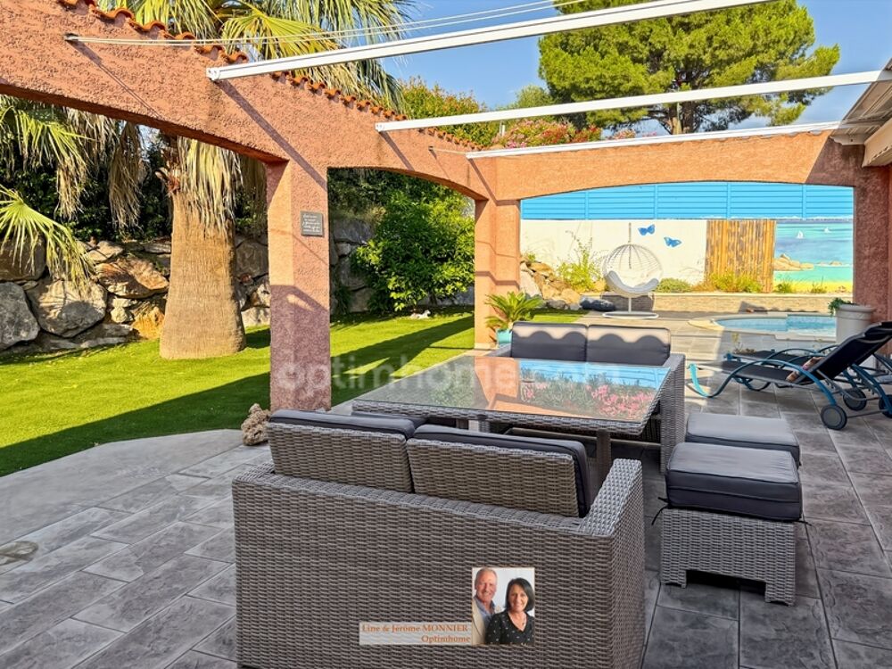Vente Maison EXCLUSIVITE Montesquieu des Albères Villa récente de 4 faces de plain-pied avec piscine chauffée et Vue sur les Albères Montesquieu des alberes