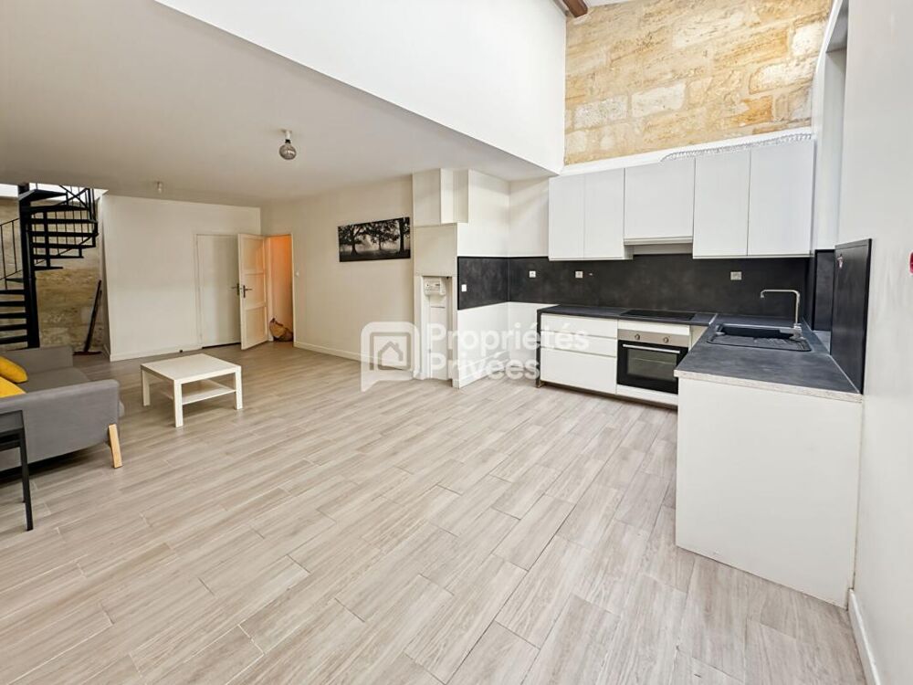Vente Appartement BORDEAUX JUDAÏQUE  ENTRÉE INDÉPENDANTE  DUPLEX 2 CHAMBRES  et 2 SALLES D'EAU  1er et DERNIER ÉTAGE Bordeaux