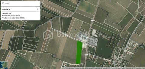   ? TERRAIN D'ACTIVITÉ – 9 653 m² – ZONE AUX – THORS (17) 