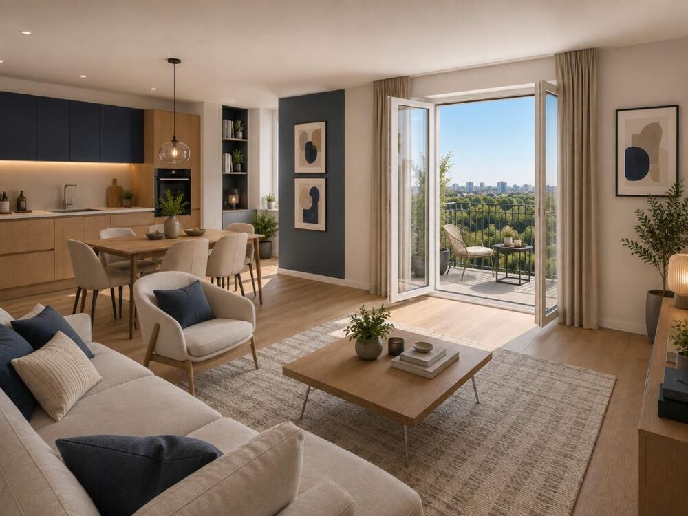 T3 VAULX EN VELIN 62m² - TERRASSE - GRAND SÉJOUR/CUISINE OUVERTE