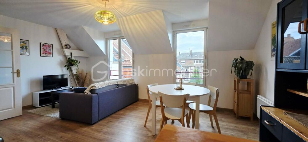 Sous-offre ! Exclusivité à vendre en hyper-centre dAmiens, bel appartement coup de coeur de type 2 avec stationnement couvert !