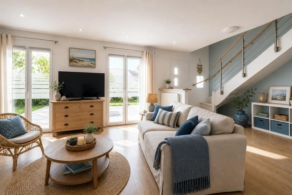 Vente Maison À 400 m de la plage : spacieuse maison familiale avec jardin Damgan
