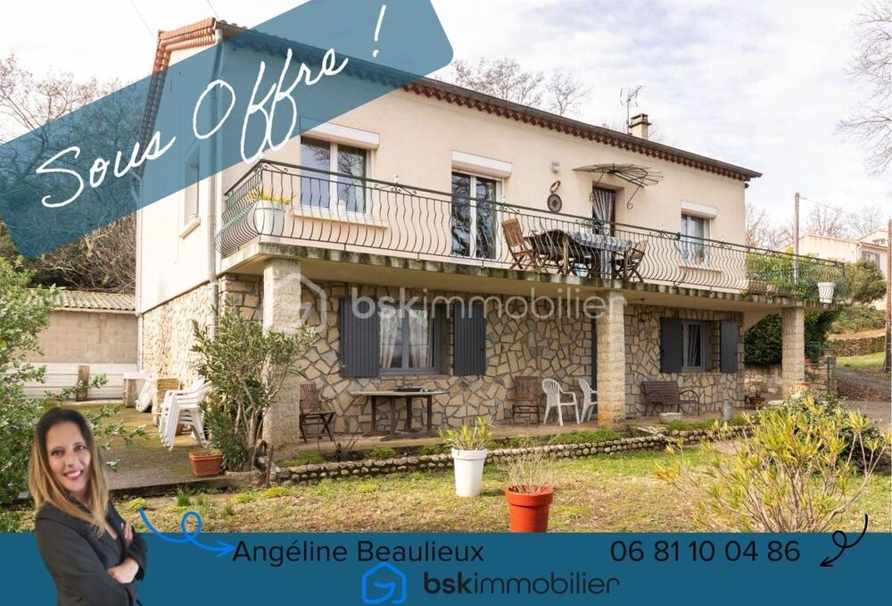 Vente Villa ***SOUS OFFRE !! ***     Villa avec grand garage et annexe au rdc Boucoiran et nozieres