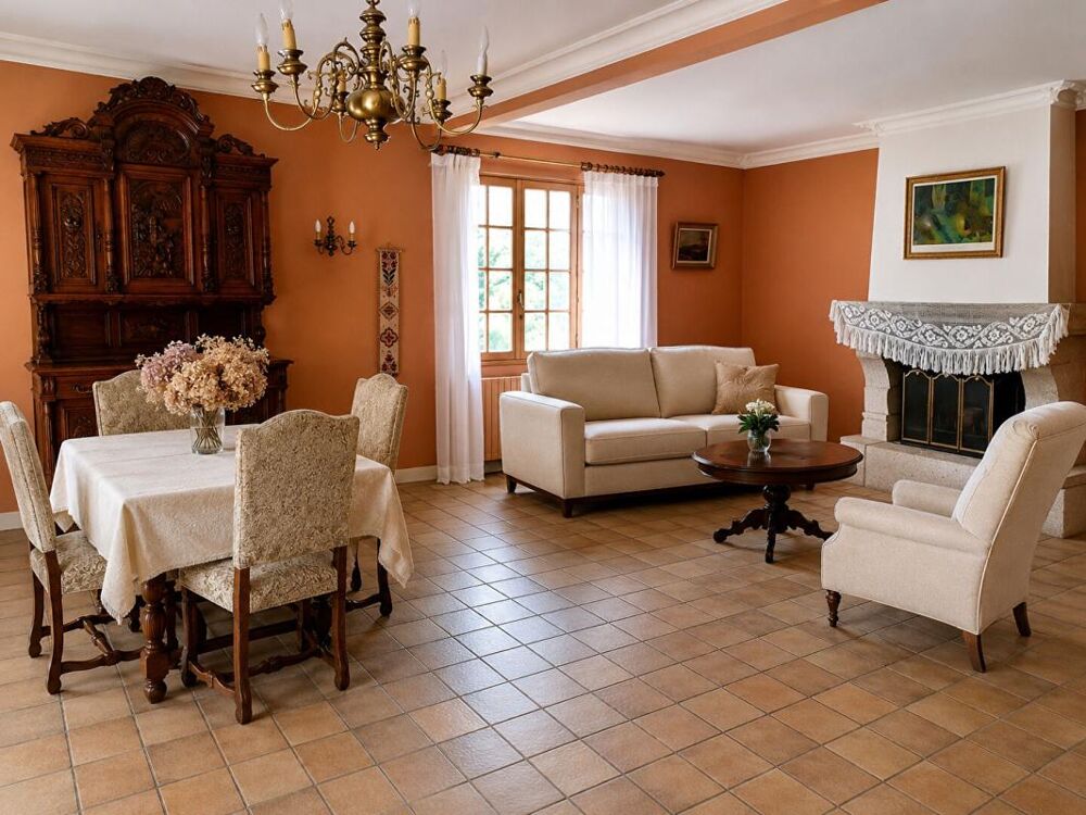 Vente Maison Sally HICKEY vous propose cette maison néo-bretonne T5 adaptée aux PMR & studio & étang de plus d'un hectare. Un cadre magnifiqu Bains sur oust