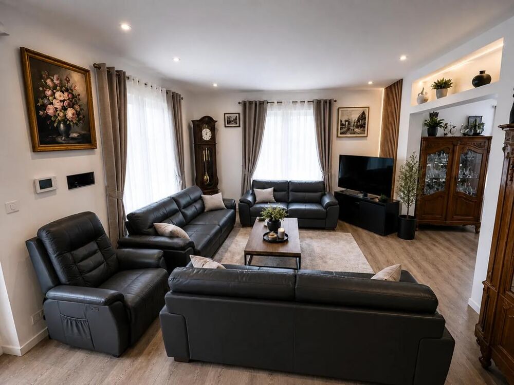 Vente Maison 68390 SAUSHEIM – QUARTIER RÉSIDENTIEL RECHERCHÉ – MAISON FAMILIALE DE 200 m² – 7 PIÈCES – 5 CHAMBRES – SOUS-SOL AMÉNAGÉ – COMBLE Sausheim