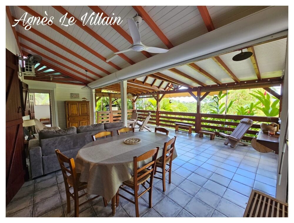 Vente Maison Villa Piscine + Appartement T3 Vue Mer Bouillante