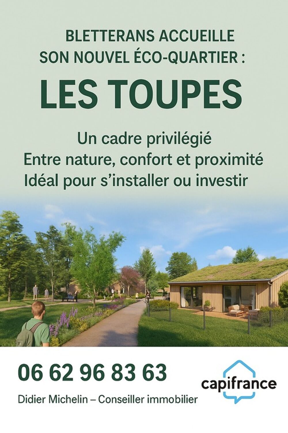 Vente Terrain En exclusivité Terrain à vendre 645 m² BLETTERANS (39) Bletterans