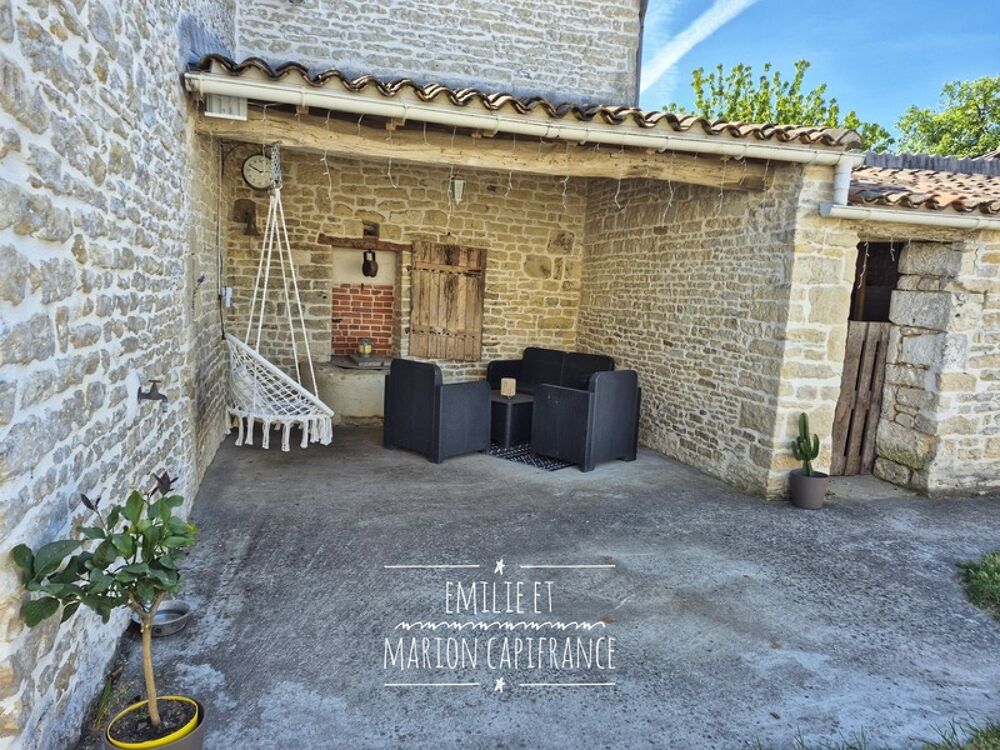 Maison à vendre 4 chambres - Mauzé - Jardin - double garage - locataires en place