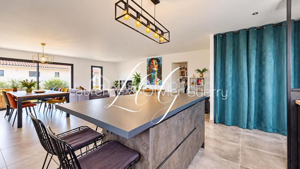 Vente Villa Montarnaud – Villa plain-pied 2022 – 115 m² – 3 chambres – Garage – 540 m² de terrain Montarnaud