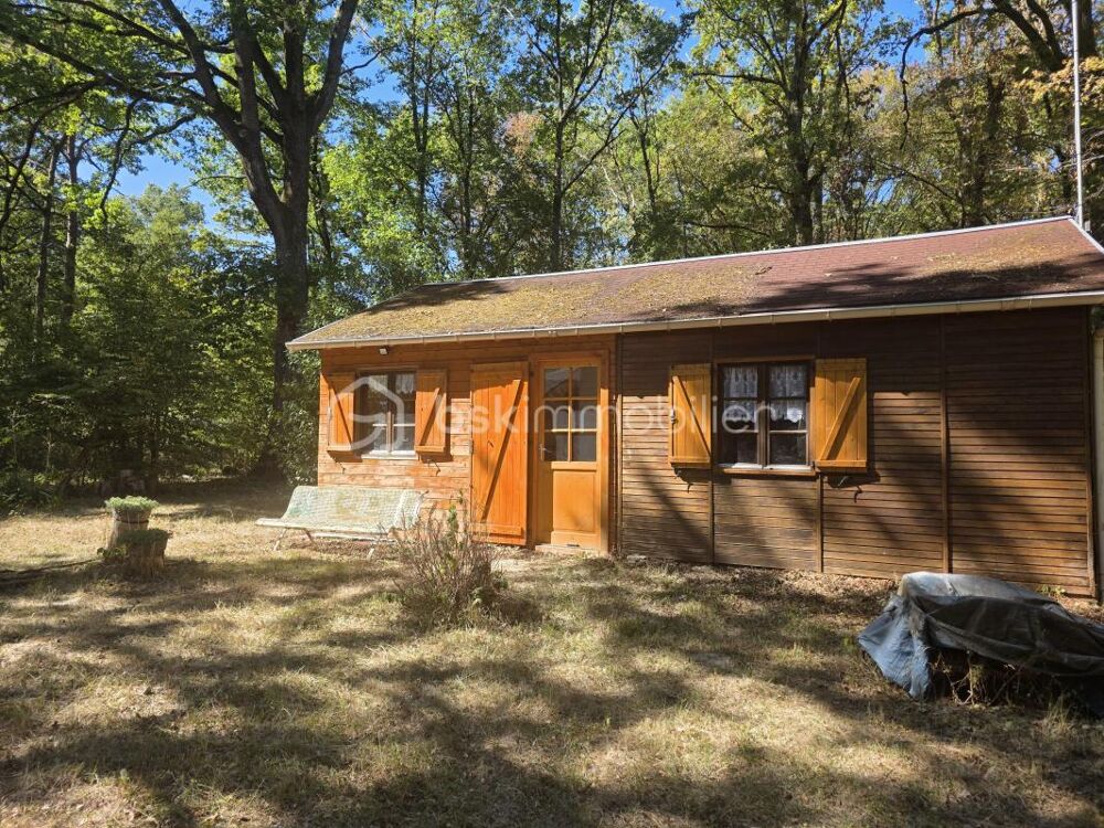 Chalet 40 m² sur terrain de 2 592 m²  À 8 min de Courtenay (Devis travaux faits)