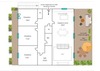  Appartement  vendre 4 pices 82 m