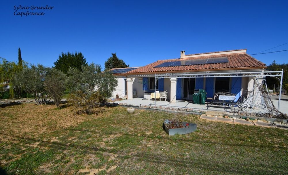 Propriété de plain-pied à vendre 5 pièces POURRIERES (83) 2725m² de terrain et SPA