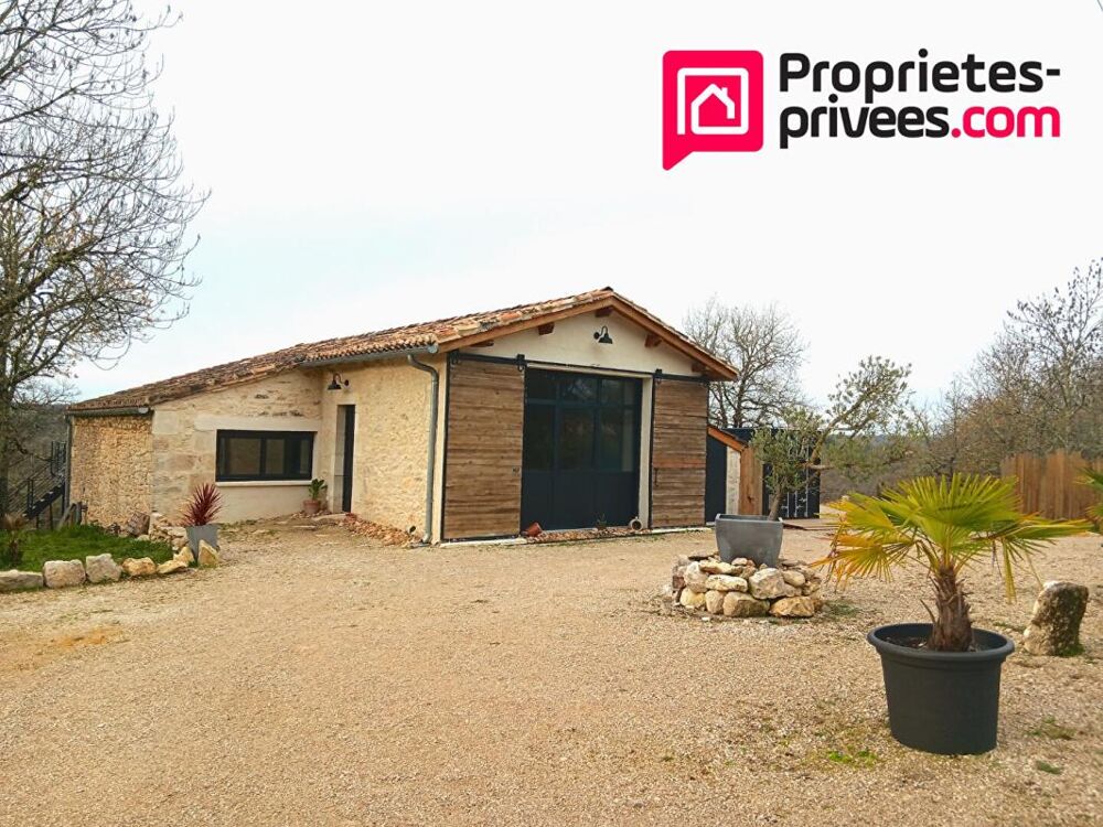 À 10 minutes au sud de Cahors maison de 140 m², 3 chambres