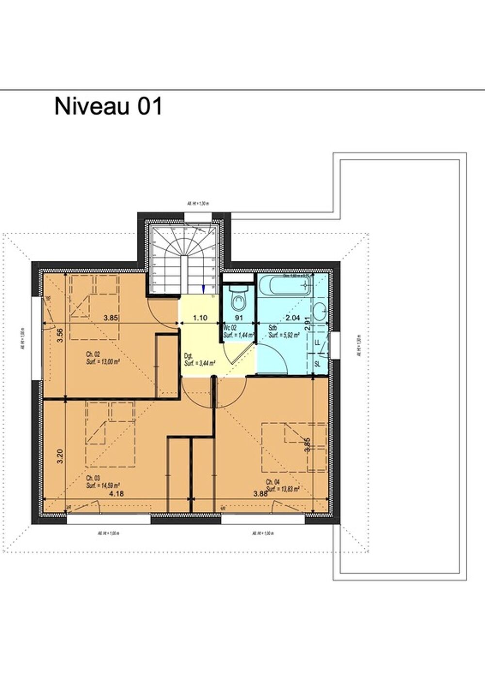 Maison à vendre 5 pièces LA RAVOIRE (73) - 127 M2 - VEFA - REF04 Frais de notaire offert