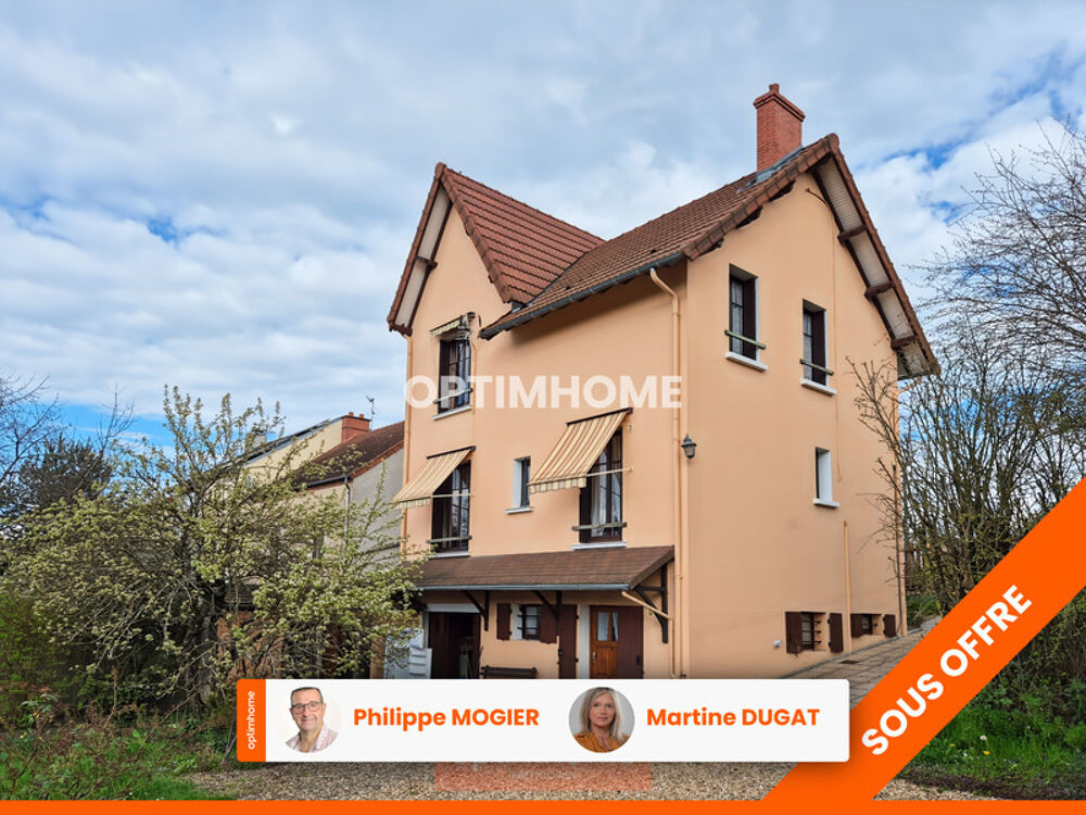 Vente Maison Maison de charme 93 m2, 4 pièces, 3 chambres, garages, terrain clos Saint germain des fosses