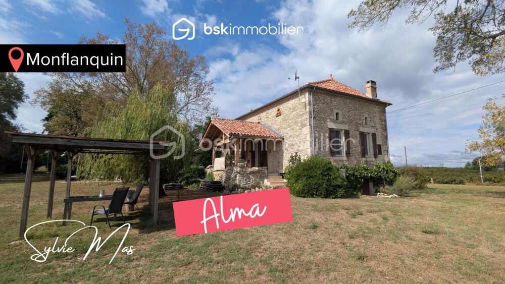 Vente Maison Ensemble de caractère - 2 hectares - DPE C Monflanquin