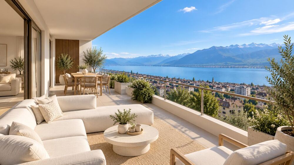 T3 THONON-LES-BAINS 67m² - TERRASSE - GRAND SÉJOUR/CUISINE