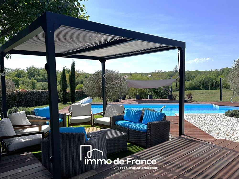 Vente viager occupé : dans un bel environnement de campagne maison d'architecte 149 m² avec piscine sur 3113 m² de terrain