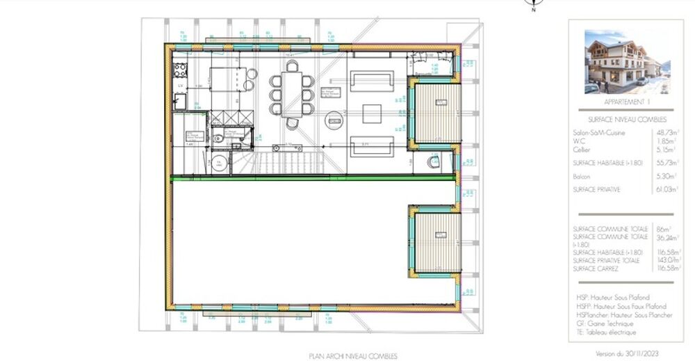  vendre  Duplex/triplex Brianon (05100)