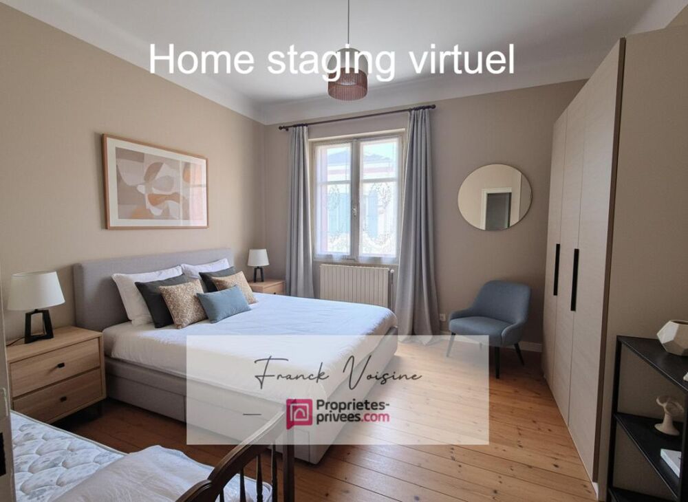 A VENDRE à Mouchamps, maison de 163 m2 env et murs commerciaux de 158 m2 env sur une parcelle de 248 m2 en centre ville