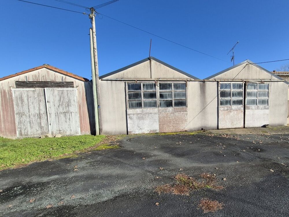 Vaste entrepôt denviron 260 m² avec garage attenant et terrain  Saint-Savinien 17350