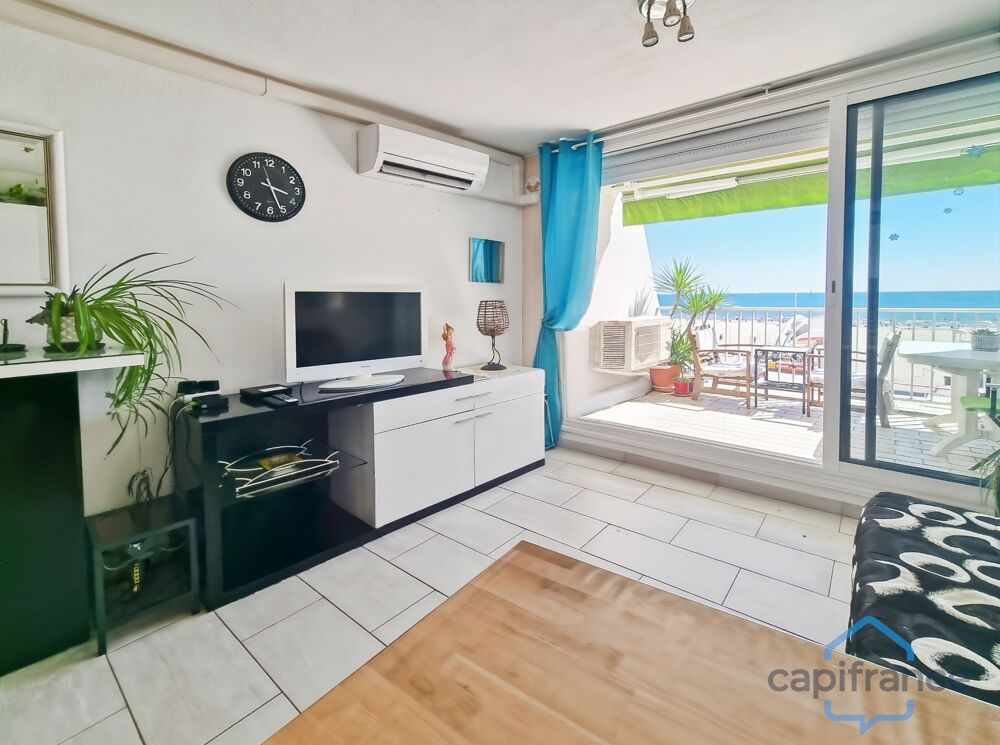 Vente Appartement Appartement VUE MER en 1ère ligne et au DERNIER ETAGE - T2 rénové et traversant de 40m² + Terrasse - La GRANDE-MOTTE (34) La grande motte