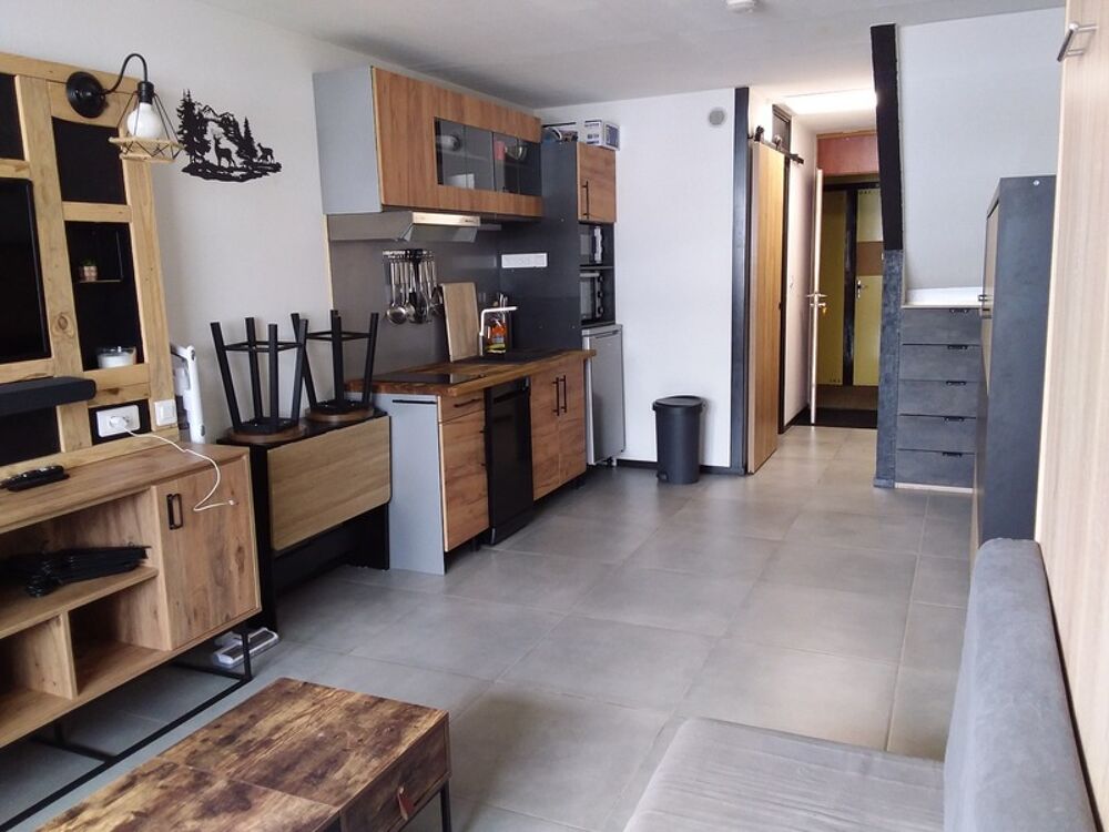 Vente Appartement Appartement à vendre 1 pièce 24 m² avec balcon, cellier, casier à ski La mongie