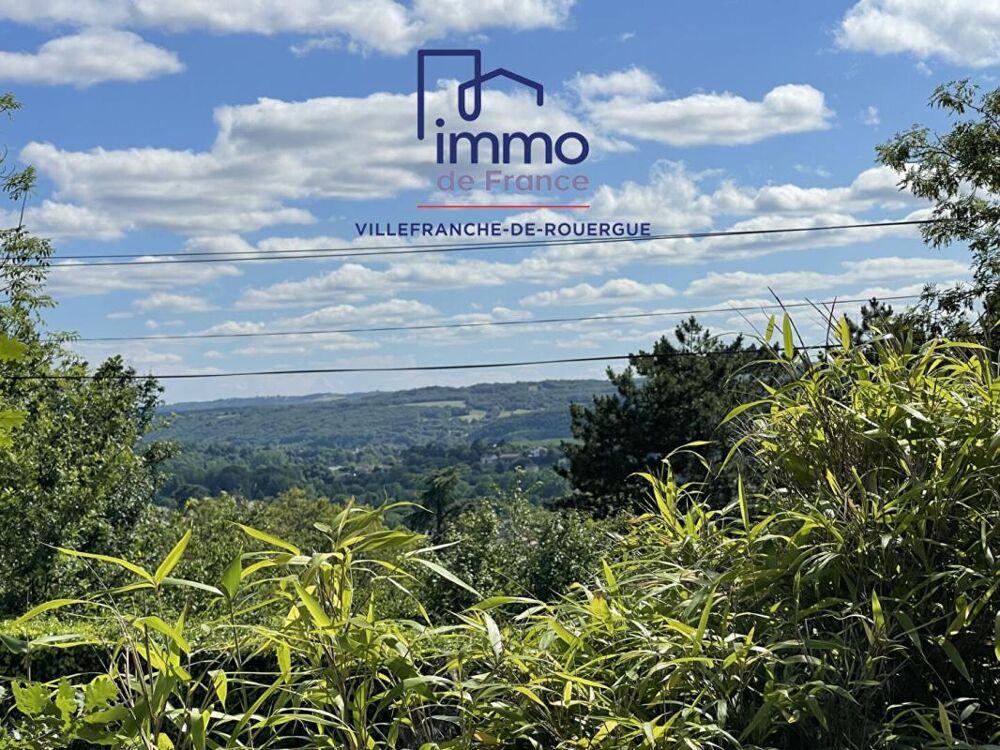 Vente Terrain Terrain à bâtir viabilisé de 974 m²  avec belle vue, Villefranche De Rouergue Villefranche de rouergue
