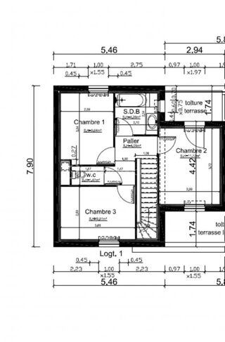  Maison � vendre 4 pi�ces 75 m�