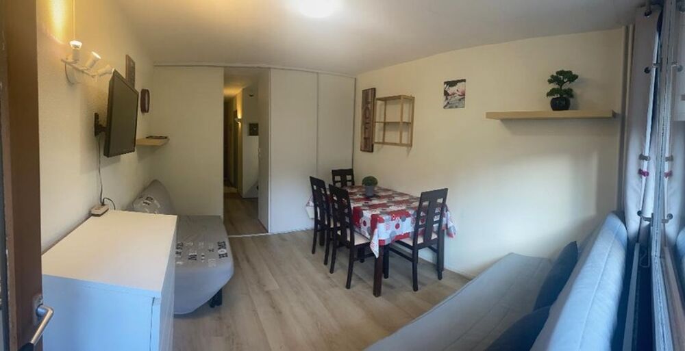 Vente Appartement Appartement à vendre 1 pièces LA MONGIE (65), avec balcon, cellier casier à ski La mongie