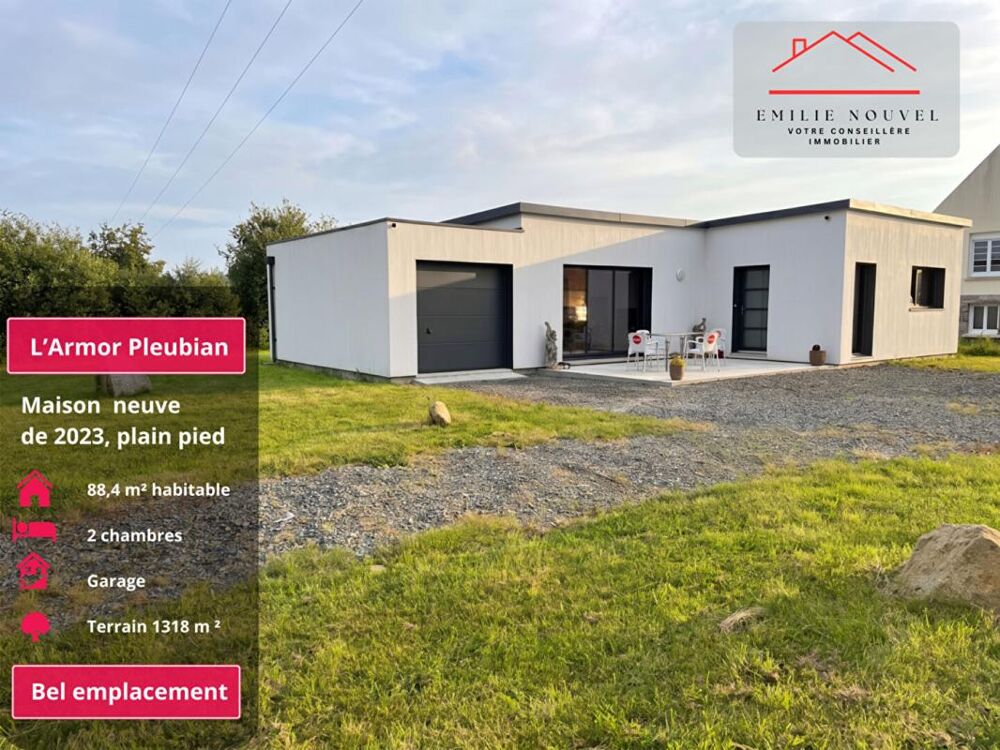 Vente Maison À l'Armor Pleubian, le confort d'une maison neuve à deux pas du littoral Pleubian