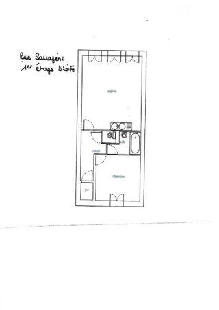  Appartement  vendre 2 pices 47 m