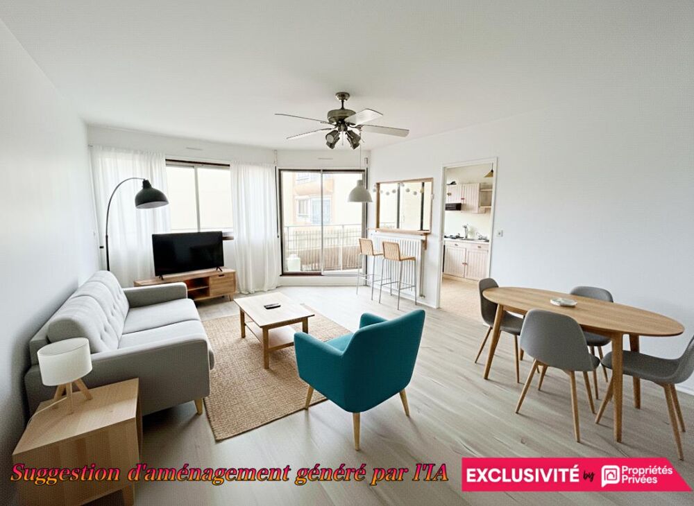 Vente Appartement Appartement Bordeaux 2 pièce(s) 52,3 m2 terrasse garage parking Bordeaux