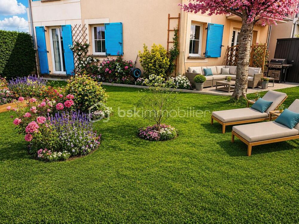 Aux Essarts-le-Roi, appartement de 51 m² avec jardin privatif d'environ 100 m² et un double garage de 27 m²