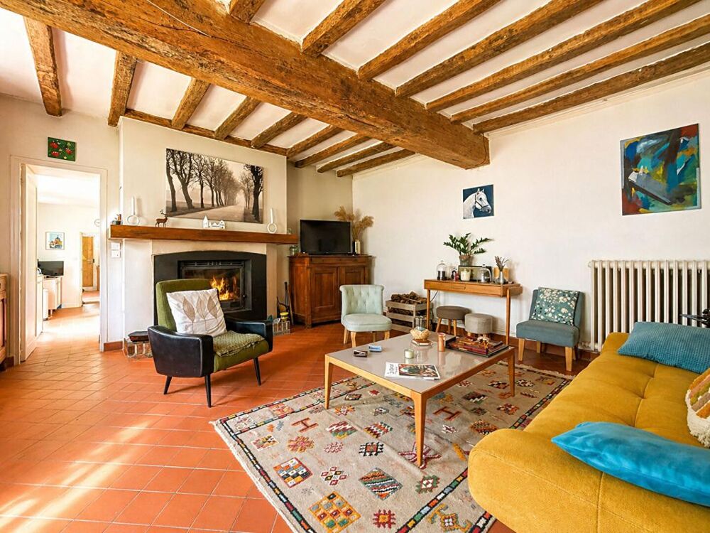 Longère de charme au coeur du Perche - 4 chambres, jardin arboré et rivière