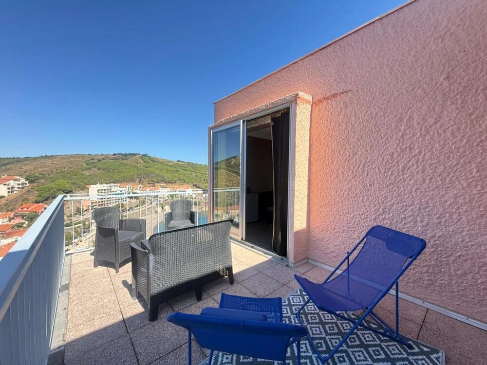 BANYULS SUR MER, GRAND T2 DE 51 M2 AVEC VUE