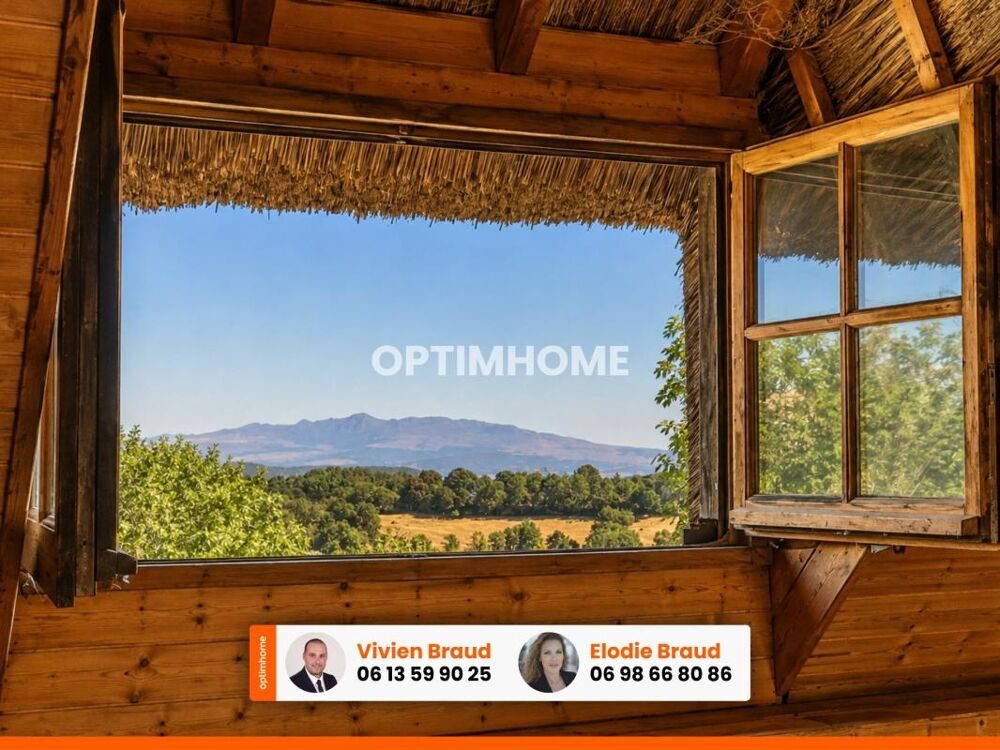 Vente Maison Pierre, chaume, grands volumes et vue sur le Sancy : un projet rare dans le Cantal Valette