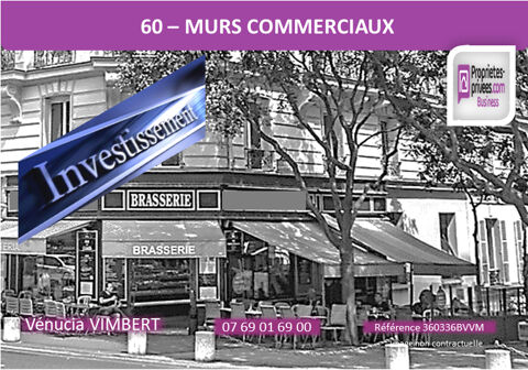 Investissement ! Murs Commerciaux occupés 140 m2 270000 60230 Chambly